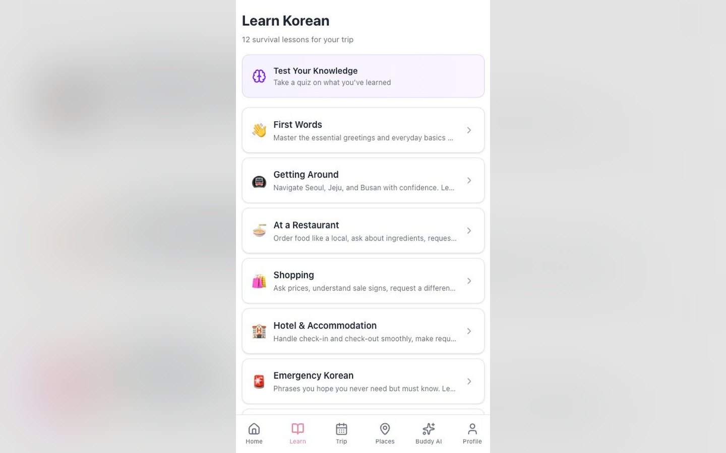 Korea Buddy - the Learn Korean lessons
